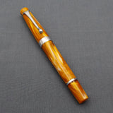 Kanwrite Heritage Piston Filler Fountain Pen - Yellow/White Marbled