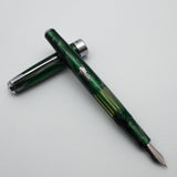 Wality/Airmail 55 Eyedropper Fountain Pen with Kanwrite Semi Flex Nib - Green