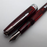Wality/Airmail 55 Eyedropper Fountain Pen with Kanwrite Semi Flex Nib - Wine Red