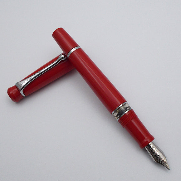 Kanwrite Heritage Piston Filler Fountain Pen - Red