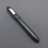 KIM ACR Jumbo Cigar Handmade Ebonite Fountain Pen with Kanwrite Nib - Prussian Blue