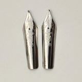 Set of 2 Kanwrite No.6 35mm Double Broad (BB) Fountain Pen Nibs - SSF