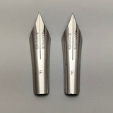 Set of 2 Kanwrite No.6 35mm Fine (F) Flex Fountain Pen Nibs - SSF