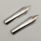 Set of 2 Kanwrite No.6 35mm Fine (F) Flex Fountain Pen Nibs - SSF