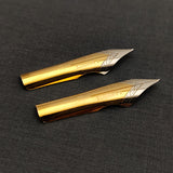 Set of 2 Kanwrite No.6 (35 mm) M Ultra Flex Fountain Pen Nibs - TTF