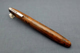 Madras Ebonite Seamless Big Handmade Fountain Pen – Brown and Black Mottled