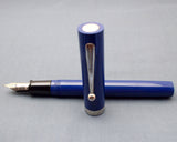 Vintage Sheaffer No Nonsense Fountain Pen - Made in USA - Blue