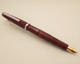 Vintage Butterfly Indian Eye Dropper Fountain Pen (NOS) - Brown