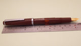 Vintage Butterfly Indian Eye Dropper Fountain Pen (NOS) - Brown