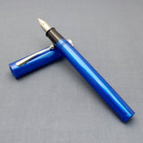Vintage Sheaffer No Nonsense Fountain Pen (Made in USA) - Neon Blue