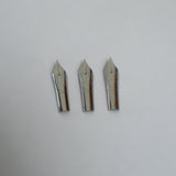 Set of 3 Vintage Ambitious 35 mm No.6 Fountain Pen Nibs
