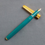 Vintage Pilot Super 70 Fountain Pen (NOS) - Made in India - Teal Blue Colour