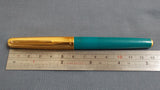 Vintage Pilot Super 70 Fountain Pen (NOS) - Made in India - Teal Blue Colour