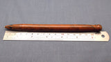 Madras Ebonite Handmade Ballpoint Pen - Big - Brown and Black Mottled