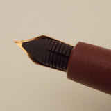 Vintage Butterfly Indian Eye Dropper Fountain Pen (NOS) - Red