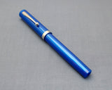 Vintage Sheaffer No Nonsense Fountain Pen (Made in USA) - Neon Blue