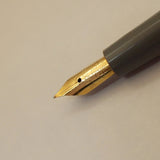 Vintage Blackbird Graduate Fountain Pen (NOS) - Made in India - Grey Color