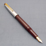 Vintage Blackbird Graduate Fountain Pen (NOS) - Made in India - Brown Color
