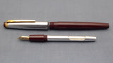 Vintage Blackbird Graduate Fountain Pen (NOS) - Made in India - Brown Color