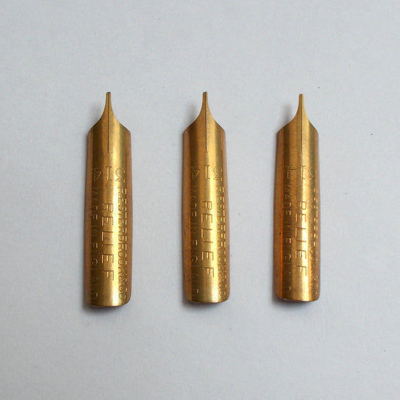 Vintage Esterbrook RELIEF No. 314  Dip Pen Nibs - Set of 3
