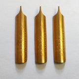 Vintage Esterbrook RELIEF No. 314  Dip Pen Nibs - Set of 3