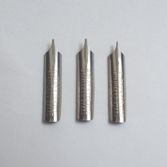 Vintage Perry & Co. DURABRITE No.2 Dip Pen Nibs - Set of 3