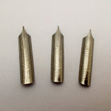 Vintage Perry & Co. DURABRITE No.2 Dip Pen Nibs - Set of 3