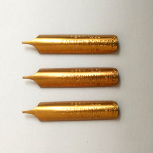 Vintage Perry & Co. EASTERN WONDER No.506 Dip Pen Nibs - Set of 3