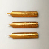 Vintage Perry & Co. EASTERN WONDER No.506 Dip Pen Nibs - Set of 3