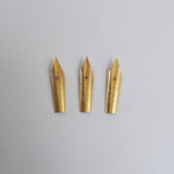 Set of 3 Vintage Ambitious  No.2 Fountain Pen Nibs