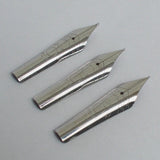 Set of 3 Vintage Ambitious 35 mm No.6 Fountain Pen Nibs