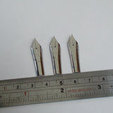 Set of 3 Vintage Ambitious 35 mm No.6 Fountain Pen Nibs