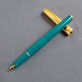 Vintage Pilot Super 70 Fountain Pen (NOS) - Made in India - Teal Blue Colour