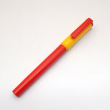Vintage Platignum School Cartridge Fountain Pen (NOS) - Made in England - Red & Yellow