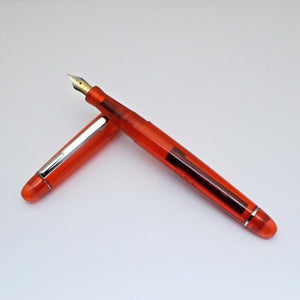 Click Signature Fountain Pen with 3-in-1 Filling System - Translucent Red