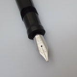 KIM ACR Jumbo Handmade Ebonite Fountain Pen -Kanwrite F/M/B Nib-Rose Red/Black R