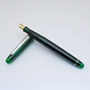 Click Signature Fountain Pen with 3-in-1 Filling System - Translucent Green