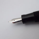KIM ACR Jumbo Cigar Seamless Clipless Handmade Ebonite Fountain Pen - Brown Ripl