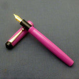 Click Aristocrat Fountain Pen 3-in-1 Filling - Fine Nib - Gold Trim - Pink