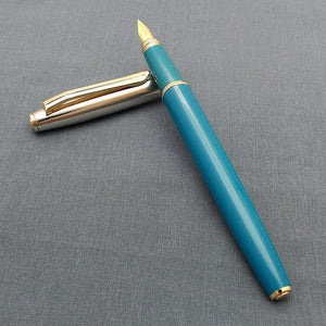 V’Sign Stride Teal Fountain Pen with 3-in-1 Filling System