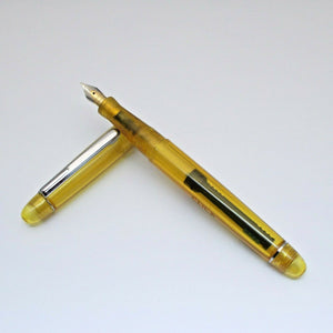 Click Signature Fountain Pen with 3-in-1 Filling System - Translucent Yellow