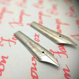 Set of 2 #6 35mm Cursive Italic (CI) Fountain Pen Nibs