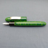 KIM ACR Jumbo Handmade Ebonite Fountain Pen - Kanwrite F/M/B Nib - Green
