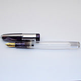Airmail/Wality 71JT Eyedropper Jumbo Acrylic Demonstrator Fountain Pen - Purple