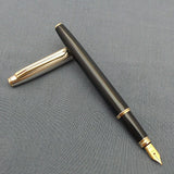 V’Sign Stride Black Fountain Pen with Vintage Swan (Ambitious) Nib