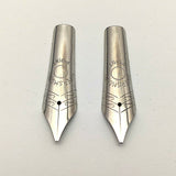 Set of 2 #6 35mm Cursive Italic (CI) Fountain Pen Nibs