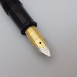 Airmail/Wality 71JT Eyedropper Jumbo Acrylic Demonstrator Fountain Pen - Red