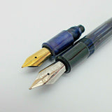 Airmail/Wality 71J ED/3-in-1 Filling Jumbo Blue Fountain Pen - with Kanwrite Nib