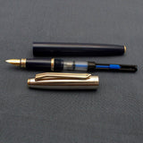 V’Sign Stride Dark Blue Fountain Pen with with 3-in-1 Filling System