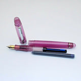 Click Signature Translucent Fountain Pen with 3-in-1 Filling System - Purple